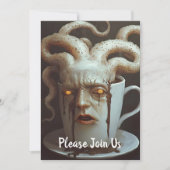 Surreal Coffee Octopus Kaart (Voorkant)