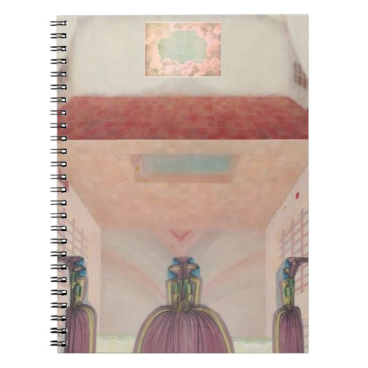 Surreal Collage Notebook – Layered Mindscape Notitieboek (Voorkant)