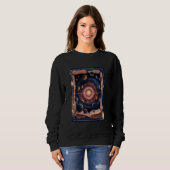 Surreal Cosmic Galaxy Book Fantasy Alien Worlds St Trui (Voorkant volledig)