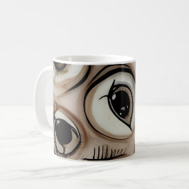 Surreal Creepy Eyes Horror Weirdcore Melting Flesh Koffiemok