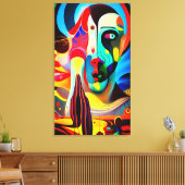 Surreal Deity Canvas Afdruk (Insitu (Woonkamer))
