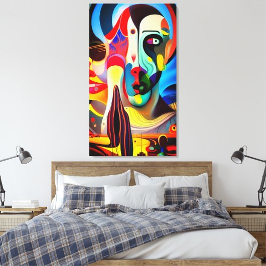 Surreal Deity Canvas Afdruk (Insitu (Slaapkamer))