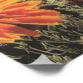 Surreal Desert and Lake with Goldfish Poster (Hoek)