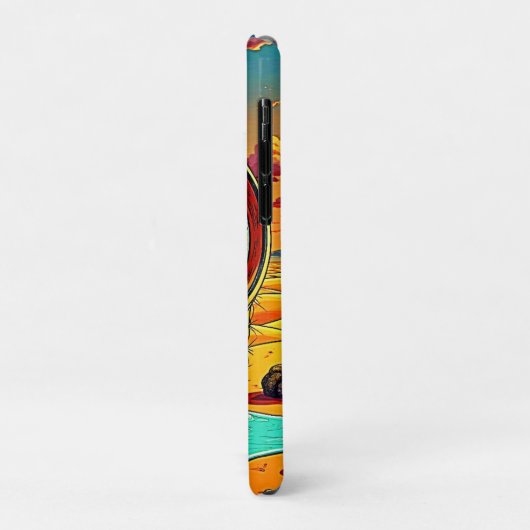 Surreal Desert Klok Kunst Case-Mate iPhone Case (Achterkant/links)
