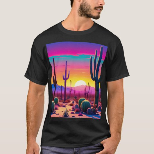 Surreal Desert Mirage T-shirt (Voorkant)