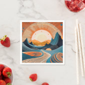 Surreal Desert Sunset Abstract Servet (Insitu)