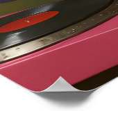 Surreal DJ Girl  Psychedelic Futuristic Art Design Poster (Hoek)