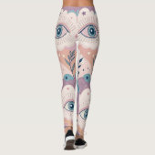 Surreal Dreamcore Texture – Seamless Ethereal  Leggings (Achterkant)