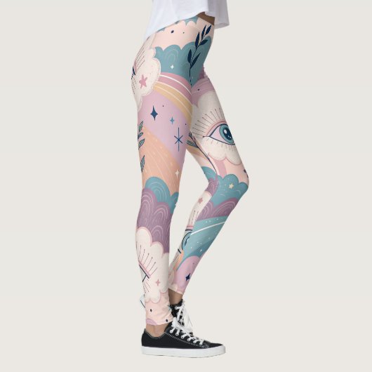Surreal Dreamcore Texture – Seamless Ethereal Leggings (Rechts)