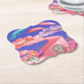 Surreal Dreamlike Bracket Onderzetter Set (Gekanteld)