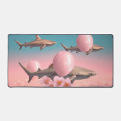 Surreal Dreamscape with Sharks and Balloons Bureaumat (Voorkant)