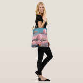Surreal Dreamscape with Sharks and Balloons Tote Bag (Op model)