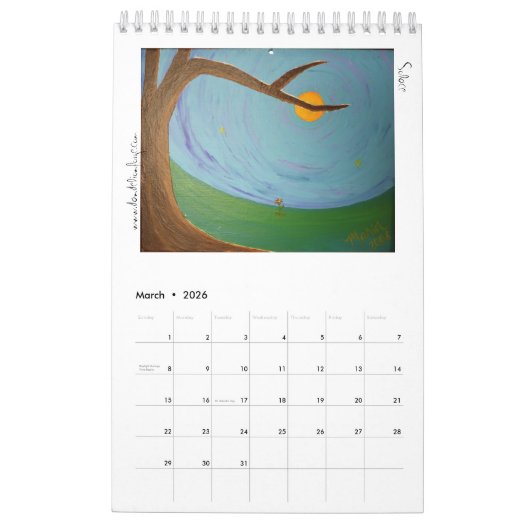 Surreal Dreamweaver Calendar Kalender (Mar 2026)