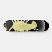 Surreal Dreamweaver Lion Wild Animal Moon Illustra Persoonlijk Skateboard (Horizontaal)