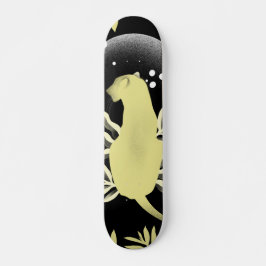 Surreal Dreamweaver Lion Wild Animal Moon Illustra Persoonlijk Skateboard