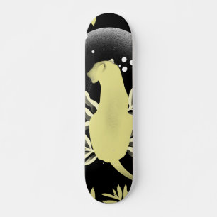 Surreal Dreamweaver Lion Wild Animal Moon Illustra Persoonlijk Skateboard