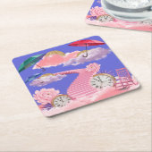 Surreal Dreamy Landscape Onderzetter Set (Schuin)