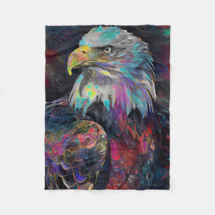 Surreal Eagle Fleece Deken