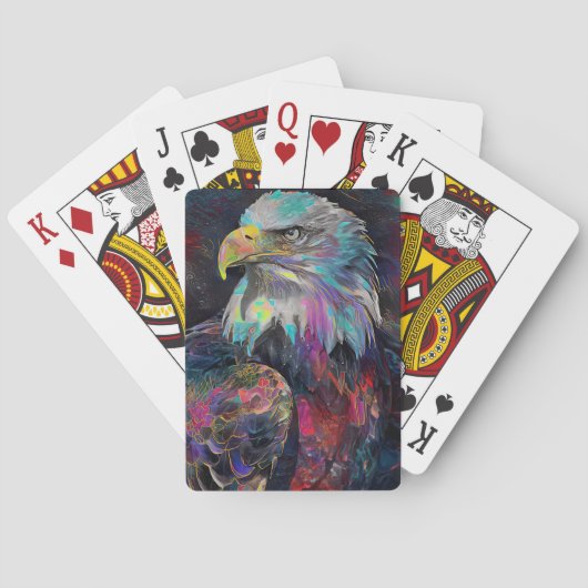Surreal Eagle Pokerkaarten (Achterkant)