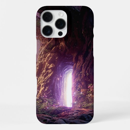Surreal Enchanted Tree With Glowing Portal iPhone Hoesje (Achterkant)