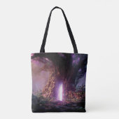 Surreal Enchanted Tree With Glowing Portal Tote Bag (Achterkant)