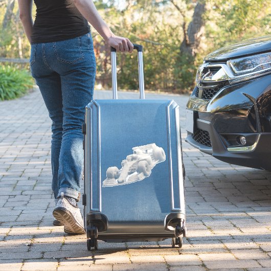 Surreal extra grote vinyl sticker (Koffer Insitu)