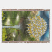 Surreal Eyes Dream of Dandelion Abstract Art Deken (Voorkant)