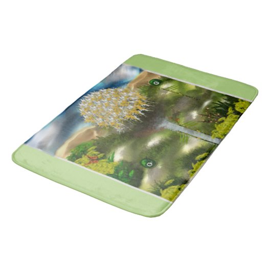 Surreal Eyes Dream of Dandelions Badmat (Gekanteld)
