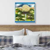 Surreal Eyes Dream of Dandelions Canvas Afdruk (Insitu (Slaapkamer))