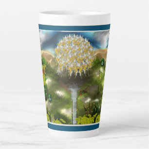 Surreal Eyes Dream of Dandelions Latte Mok