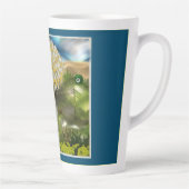 Surreal Eyes Dream of Dandelions Latte Mok (Rechts)