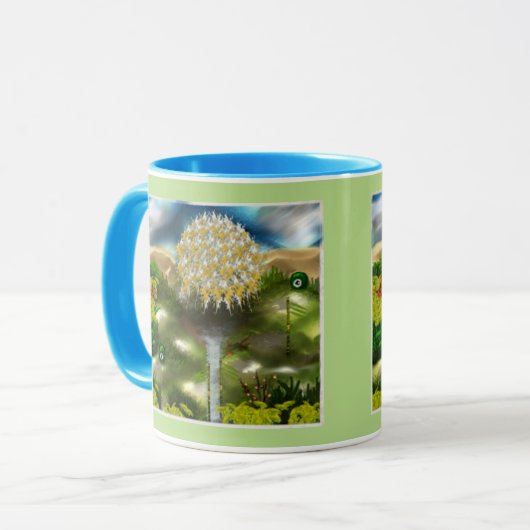 Surreal Eyes Dream of Dandelions Mok (Voorkant links)