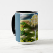 Surreal Eyes Dream of Dandelions Mok (Voorkant links)