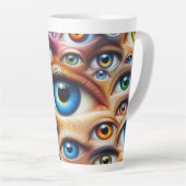 Surreal Eyes Latte mok 12 & 17 oz (Rechterhoek)
