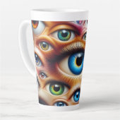 Surreal Eyes Latte mok 12 & 17 oz (Linkerhoek)