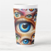 Surreal Eyes Latte mok 12 & 17 oz (Voorkant)