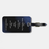 Surreal Faces Bagagelabel – vet en uniek (Achterkant horizontaal)