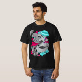 Surreal Faces & Jigsaw Puzzle Mannen T-shirt (Voorkant volledig)