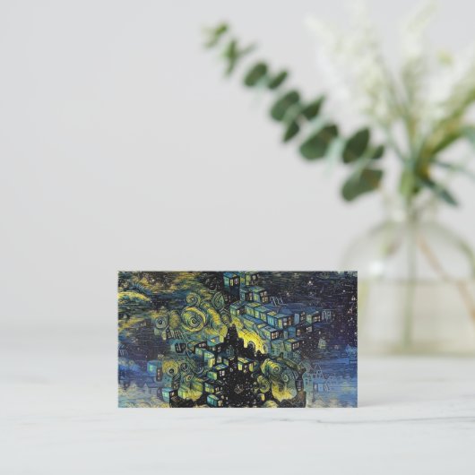 Surreal fairy, dorpje visitekaartje (Staand voorkant)