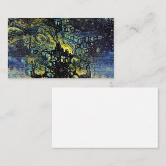 Surreal fairy, dorpje visitekaartje (Voorkant / Achterkant)