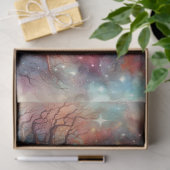 Surreal Fairytale Cheshire Cat and Alice Decoupage Tissuepapier (Geschenk)