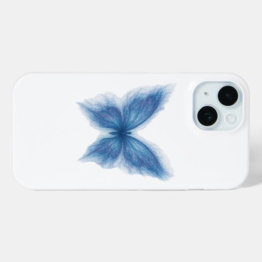 Surreal Falling Figure Phone Case – Abstract Anat (Achterkant (horizontaal))