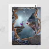 Surreal Fantastisch landschap Briefkaart (Voorkant / Achterkant)