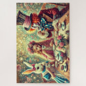 Surreal Fantasy Alice In Wonderland Tea Time Legpuzzel (Verticaal)