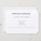 Surreal Fantasy Cherry Blossom Verlovingsfeest Kaart (Achterkant)