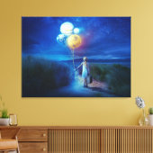 Surreal Fantasy Child Canvas Afdruk (Insitu (Woonkamer))