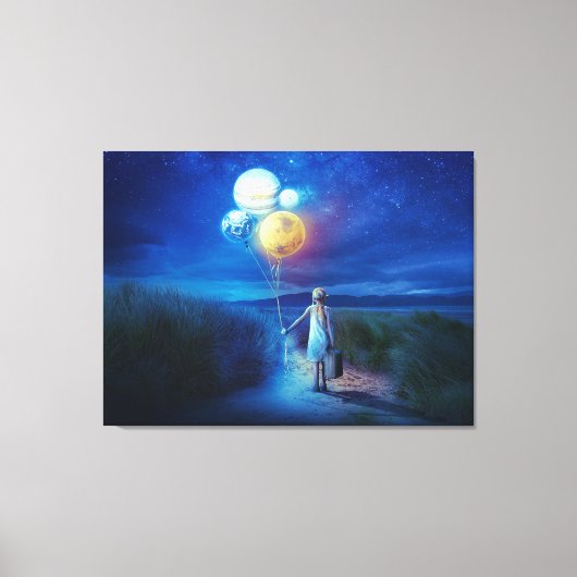 Surreal Fantasy Child Canvas Afdruk (Voorkant)