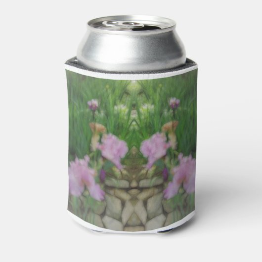 Surreal Fantasy Iris Floral Path Blikjeskoeler (Blikje Achterkant)