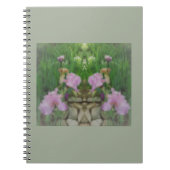 Surreal Fantasy Iris Floral Path Notitieboek (Voorkant)