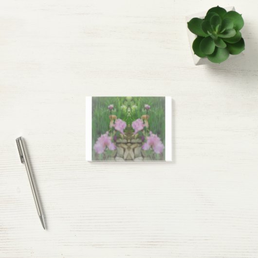 Surreal Fantasy Iris Floral Path Post-it® Notes (Kantoor)
